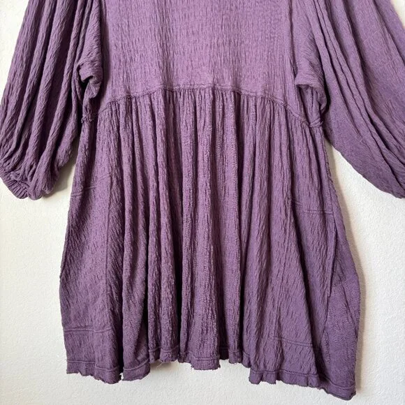 Free People Beach Boho Gauzy Get Obsessed Babydoll Dress - Picture 6 of 13